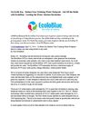 On Earth Day - Reduce Your Drinking Water Footprint - Get Off the Bottle with EcoloBlue - Leading the Water Solution...