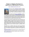 Repair or Replace Decisions in Apartment & Multifamily Projects