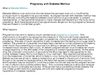 Pregnancy with Diabetes Mellitus