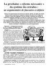 Double argumentaire retraites