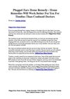 Plugged Ears Home Remedy - Home Remedies Will Work Better For You For Tinnitus Than Confused Doctors