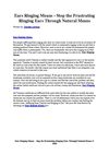 Ears Ringing Means - Stop the Frustrating Ringing Ears Through Natural Means