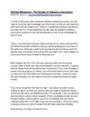 Affiliate Marketing - The Danger of Skewing Information