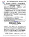Commune de Walhain - Bulletin communal de décembre 2009