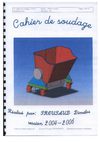 Exemple de cahier de soudage rédigé