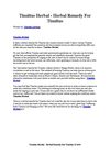 Tinnitus Herbal - Herbal Remedy For Tinnitus