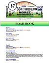 Road Book Rallyman Ronde du Jura