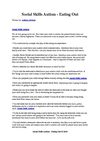 Social Skills Autism - Eating Out