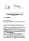 Autism Communication Skills - Why is Communication Needed to Reduce Behaviors