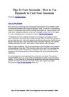 Tips To Cure Insomnia - How to Use Hypnosis to Cure Your Insomnia