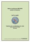 NOTARIAT - Becuwe 1671-1692 Comines