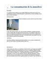 La contaminación de la atmosfera