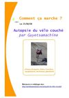 Le vélo couché: comment ça marche par guyetsamachine