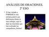 análisis de oraciones