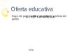 Oferta educativa