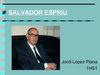 powerpoint Salvador Espriu- Jordi López