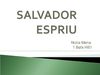 Núria Mena Las Heras-Salvador Espriu
