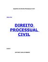 APOSTILA - Direito Processual Civil - Curso de Processo Civil - Antonio Carlos Ribeiro