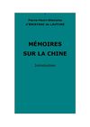 Escayrac de Lauture : Mémoires sur la Chine : introduction.
