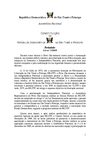 Constituição (Revisão Constituição 2003 lei 1-03) Sao Tome Principe