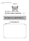 São Tomé e Príncipe Decreto de Lei 14/2003 31-12-2003 