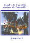 Horizons Nouveaux : Registre A.G. 2010