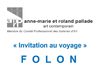 Exposition F O L O N - galerie anne-marie et roland pallade - Lyon