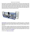 Reverse Osmosis Home Systems