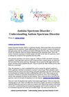 Autisim Spectrum Disorder - Understanding Autism Spectrum Disorder