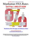 Monday 5-17-2010 Today's Manhattan New York FHA Purchase and Refinance Home Loan Rates