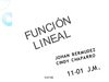 FUNCION LINEAL