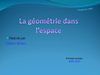 Géométrie dans l'espace1er ( élève S.Cherni)