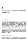Chemical Engineering - Introduction to Petroleum Refinery Operations