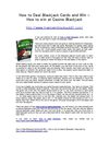How to Deal Blackjack Cards and Win – How to win at Casino Blackjack