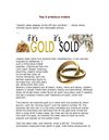 Top 3 precious Metals