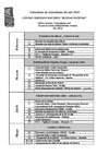 Calendario de Actividades del año 2010