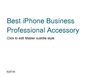 Best iPhone Business Professional Accessory