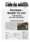 L'Écho des ouistitis n°5 : Kermesse : Samedi 1er juin - avril 2002
