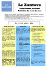 Le Zantave: supplément du mois de mai