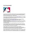 Free Fantasy Baseball 