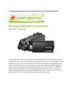 Samsung HMX-H205 HD camcorder
