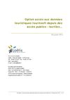Option accès aux données touristiques tourinsoft depuis des accès publics : tactiles…