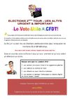 Votez CFDT UES Altys