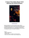 A Tale of Two Cities Dover Thrift Editions by Charles Dickens - Epic Tale Of The Human Spirit