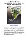 Java Software Solutions Foundations of Program Design 6th Edition by William Loftus - Very Good