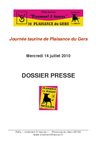 Plaisance du Gers : dossier presse de la journée taurine 2010