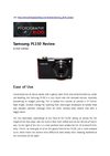 Samsung PL150 Review