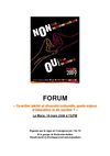 Actes Forum Laïcité Diversité du 18 03 09 au Mans