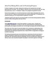 Attain Fund Raising Skills under the Fundraising Programs