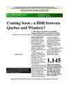 Coming Soon : a HSR between Quebec and Windsor? (17 June 2010 METRO print edition)